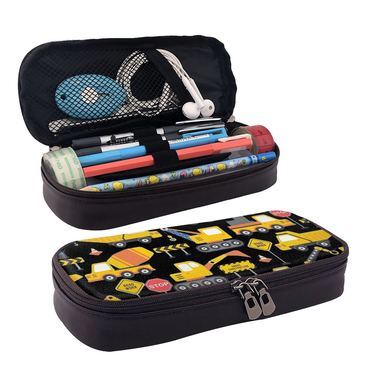 กล่องใส่ดินสอหนังสีน้ำเงินลายถ - Leatherwork Patterns Free บทวิจารณ์และราคา