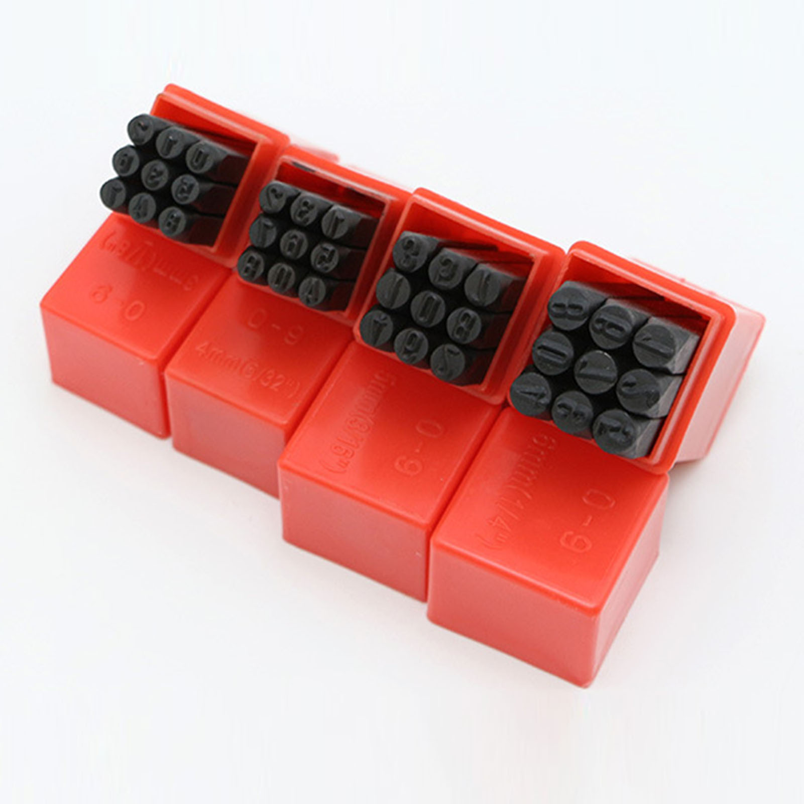 ตราประทับตัวอักษรแบบปั๊มเหล็กพ - Leather Stamp Set บทวิจารณ์และราคา