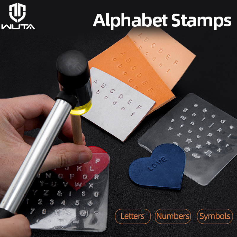 WUTA 3 ชิ้นหนังปั๊ม Capital ตั - Leather Stamp Set บทวิจารณ์และราคา