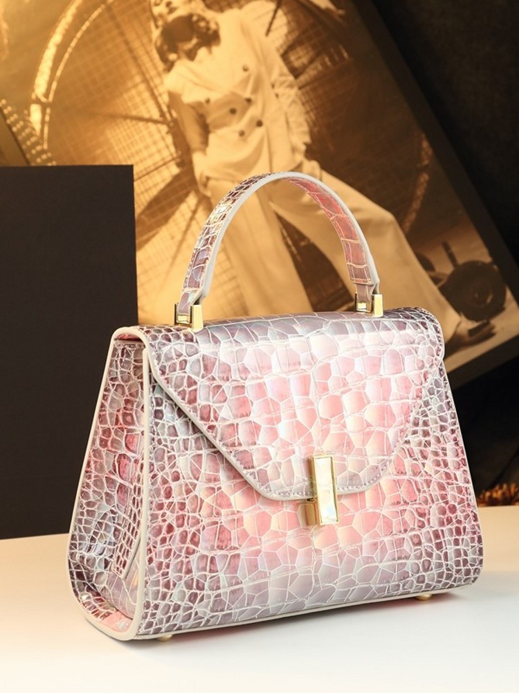 กระเป๋าถือหนังลายจระเข้สีสันสด - Leatherwork Patterns Free บทวิจารณ์และราคา