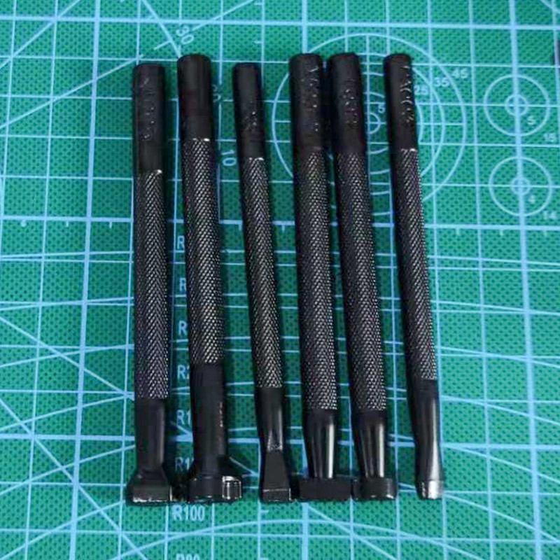 6ชิ้นอานเครื่องหนังทำมือแกะสลั - Leather Stamp Set บทวิจารณ์และราคา